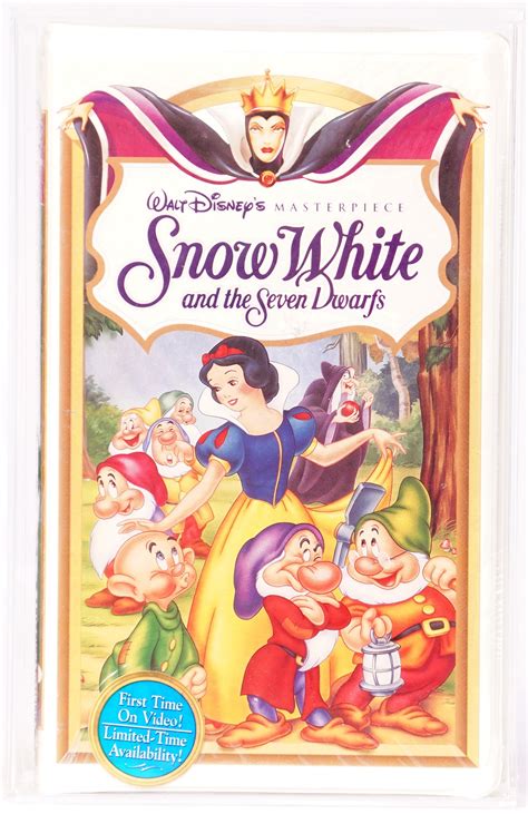 1994 snow white vhs|snow white vhs used.